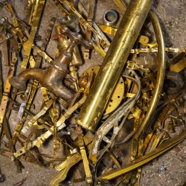 Collection of Non-Ferrous Brass Materials for Recycling - Detroit Iron and Metal